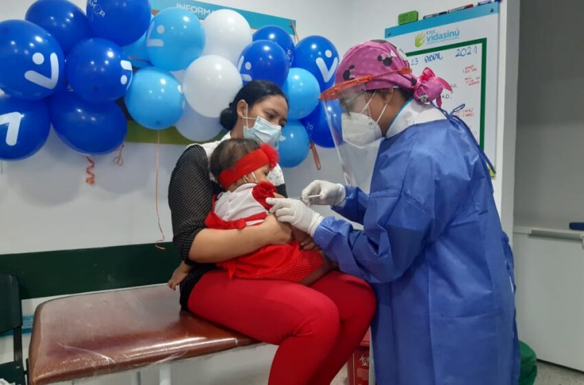  Se deben vacunar a mas de 76.000 niños y niñas contra Sarampión y Rubéola en Montería