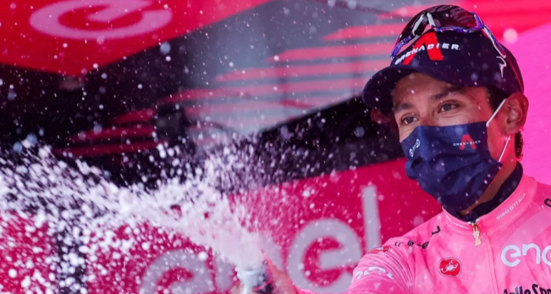  El feroz ataque de Egan Bernal para quedarse con liderato del Giro de Italia