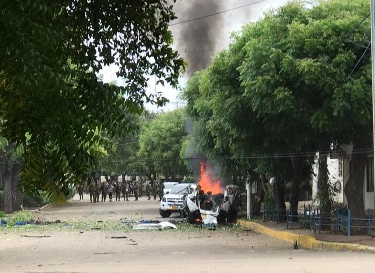 Atención: reportan explosión de carrobomba en una base militar de Cúcuta