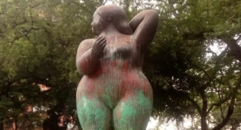  Vandalizaron Gorda de Botero de más de $ 1.000 millones; arreglarla valdría otro platal