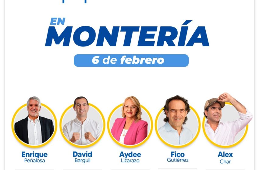  Barguil será anfitrión en Montería del Equipo por Colombia el 6 de febrero