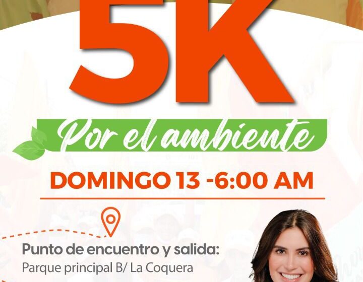  SARAY ROBAYO, U – 101 A LA CÁMARA PARTICIPARÁ EN CARRERA 5K POR EL MEDIO AMBIENTE