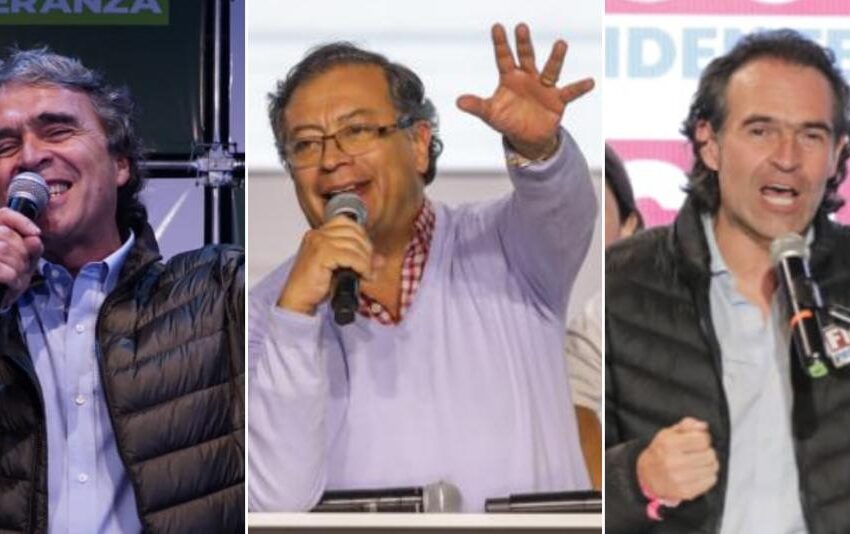  Petro, Gutiérrez y Fajardo a la caza de apoyos para la primera vuelta
