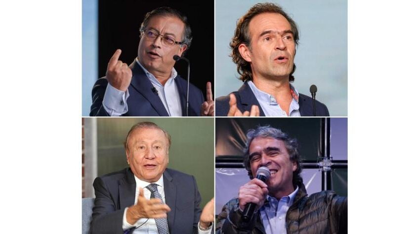  Última encuesta: Petro, 37,9%; Fico, 30,8%; Rodolfo, 20,3%; y Fajardo, 4,3%