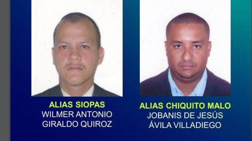  ‘Chiquito Malo’ y ‘Siopas’, herederos de ‘Otoniel’ detrás del paro armado