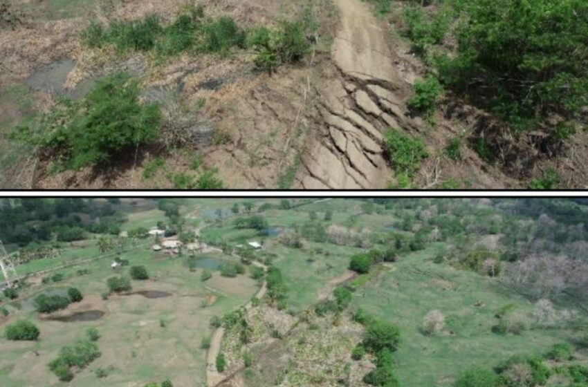  VISITA DE INSPECCIÓN POR AGRIETAMIENTO Y/O DESPLAZAMIENTO DE SUELO,ASOCIADO A SISMICIDAD Y VOLCANISMO DE LODO, EN EL CERRO SANTA CRUZ ZONA RURAL DEL MUNICIPIO DE PUERTO ESCONDIDO, CÓRDOBA