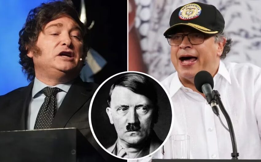  Javier Milei le envió fuerte respuesta a Gustavo Petro tras comparación con Adolf Hitler: “Son parte de la decadencia”