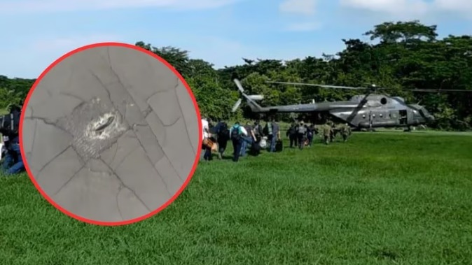  Tierralta: Atacan helicóptero que transportaba a funcionarios de la Fiscalía, Defensoría y Procuraduría para investigar hostigamientos