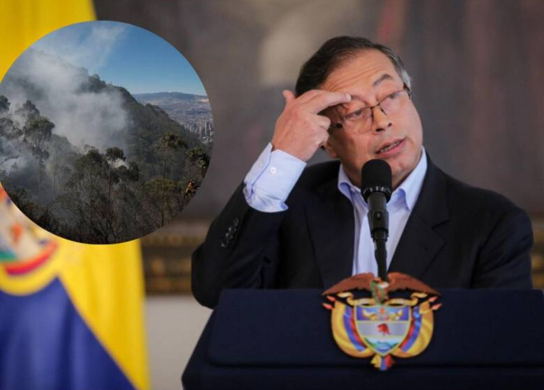  Presidente Petro ordenó activar protocolos de ayuda internacional para atender los incendios forestales en el país