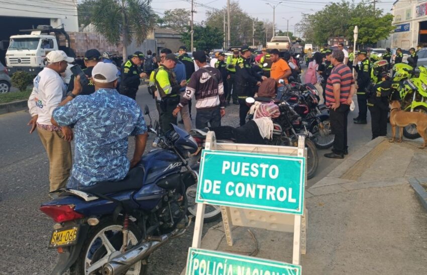  Con operativos la Policía de Montería se toma varios puntos de la ciudad