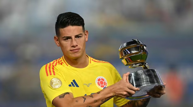  James Rodríguez, elegido mejor jugador de la Copa América