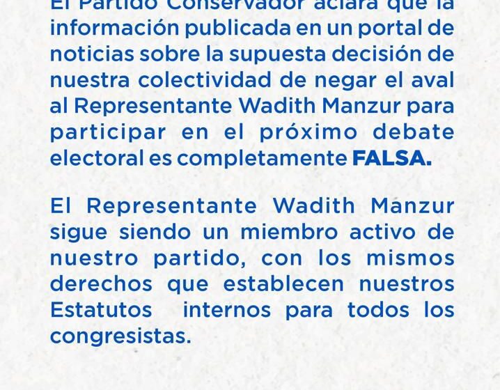  REPRESENTANTE MANZUR PIDE A SUS CONTRADICTORES HACER UNA CAMPAÑA LIMPIA.