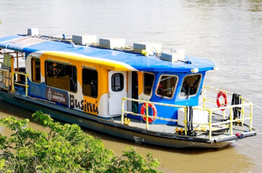  Montería hace historia: alcalde Hugo Kerguelén inaugura Businú, el primer sistema de transporte fluvial público del país