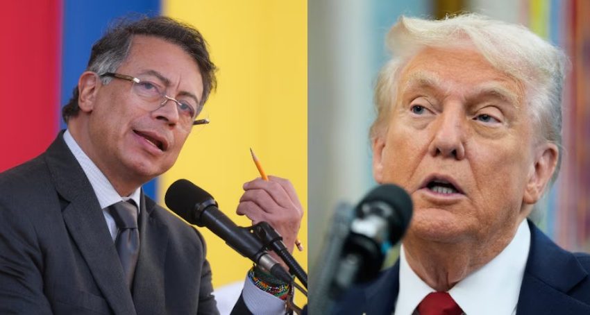  Gustavo Petro y Donald Trump tuvieron una conversación telefónica en medio de tensiones: “Restablecí comunicación por primera vez”
