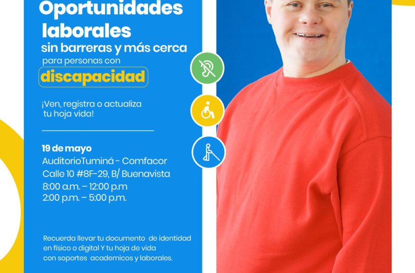  En Comfacor creemos que el *empleo debe estar más cerca de la gente*, sin barreras y con oportunidades reales para todos.