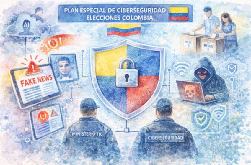  Ministerio TIC implementará plan de ciberseguridad y combate de datos falsos para las elecciones presidenciales de 2026