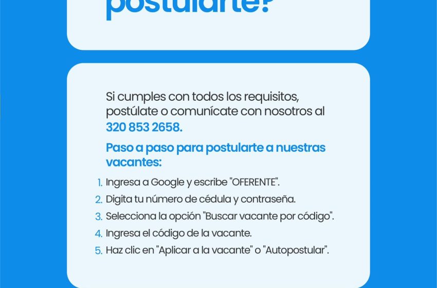  El próximo empleo puede estar más cerca de lo que imagina.