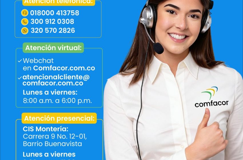  ¡Conoce los contactos oficiales de Comfacor!