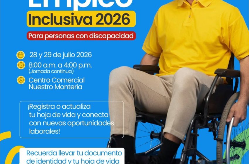  Comfacor invita a las personas con discapacidad a participar en la Feria de Empleo Inclusiva 2026