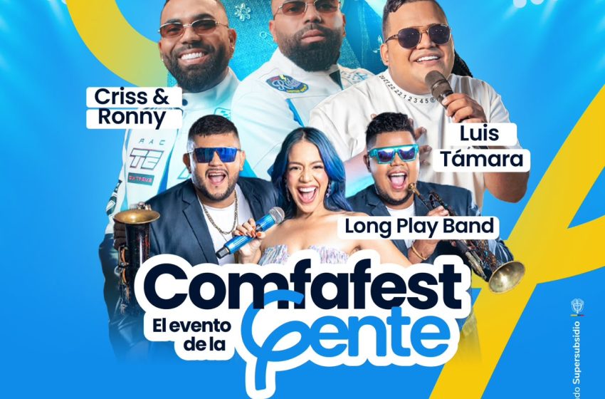  Este 5 de septiembre llega Comfafest: el Evento de la Gente al Parque Recreacional Tacasuán.