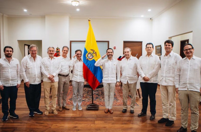  Abelardo de la Espriella se reunió con los empresarios más importantes del país: viajarán a Chocó para diseñar un plan de recuperación