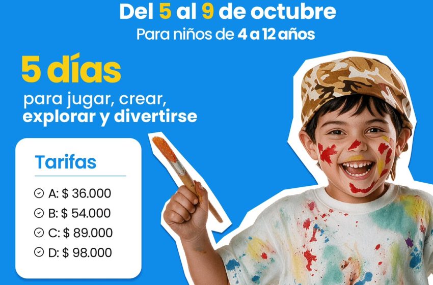  ¡Vacaciones para crear, imaginar y hacer arte!